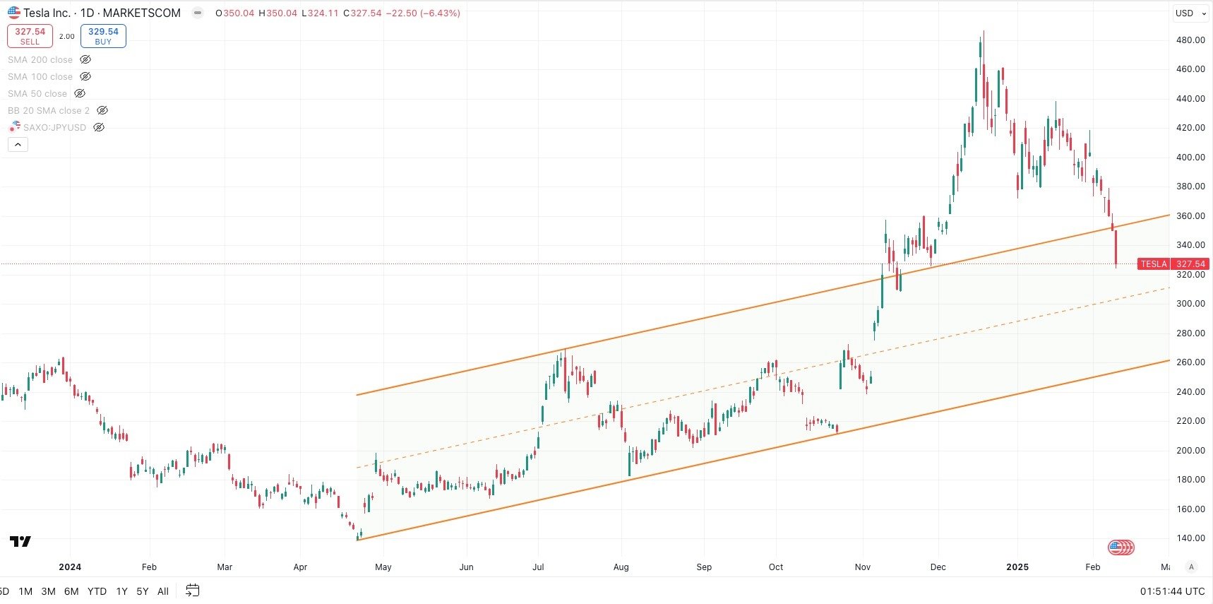 teslsa daily