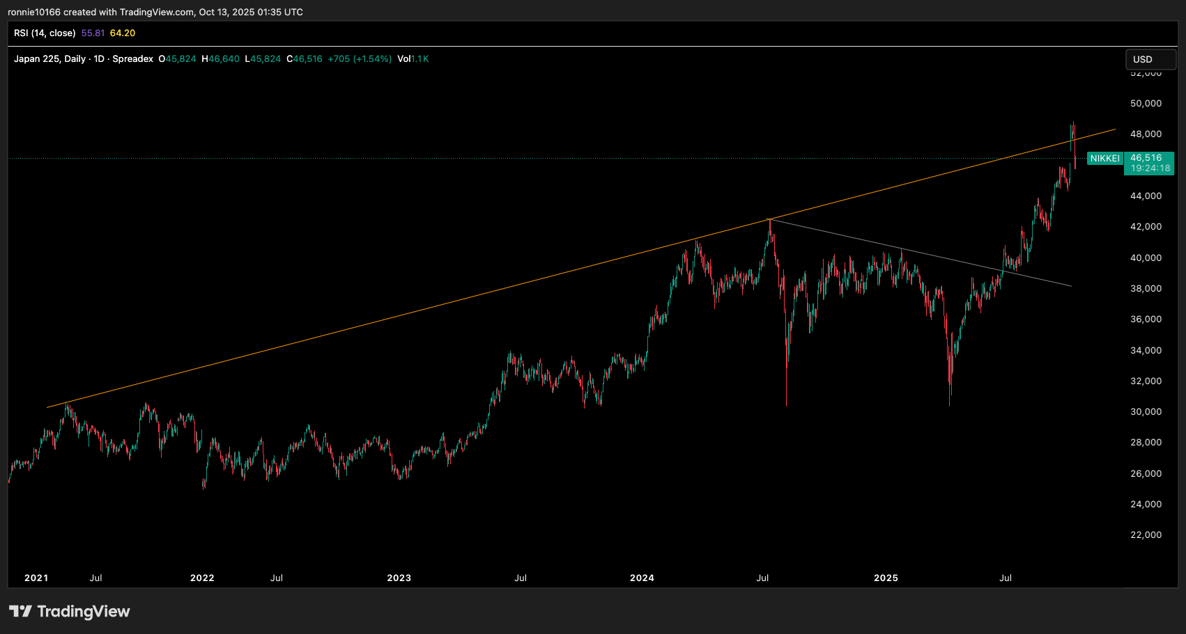NIKKEI 225 Daily