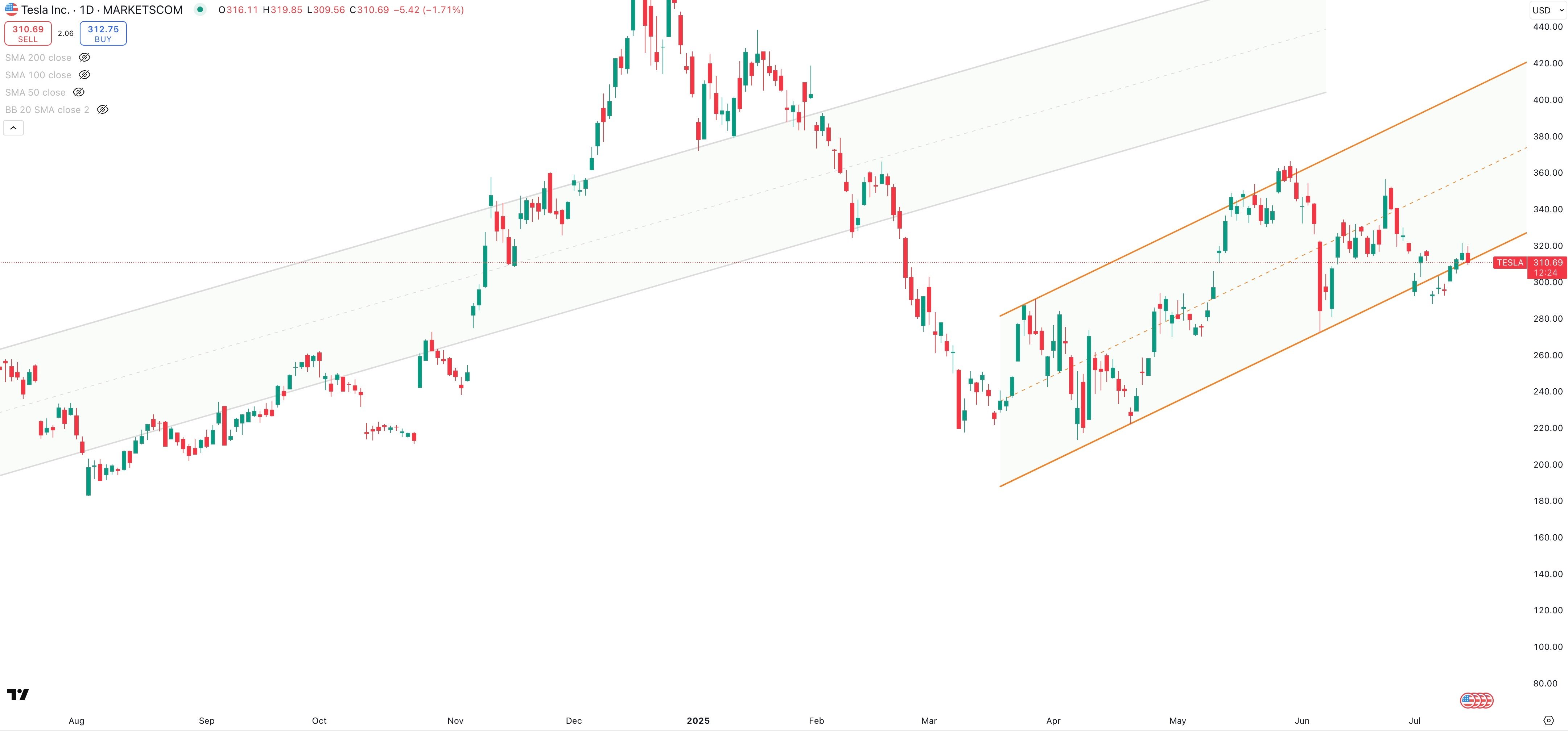 TESLA Daily