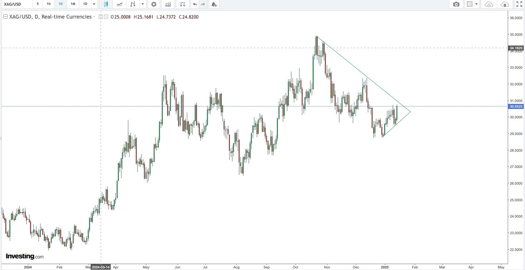 Silver / USD Daily